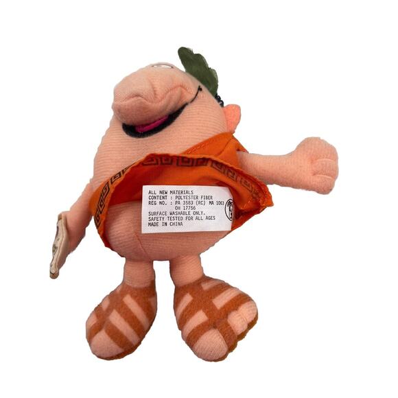 1990 Little Caesars Pizza Finger Puppet Promo Advertising Stuffed Plush Toy 5" A - Picture 6 of 6